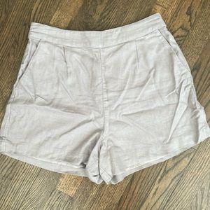 Abercrombie and Fitch Linen Blend Shorts